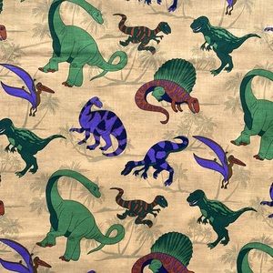 Dinosaur fabric quilters weight